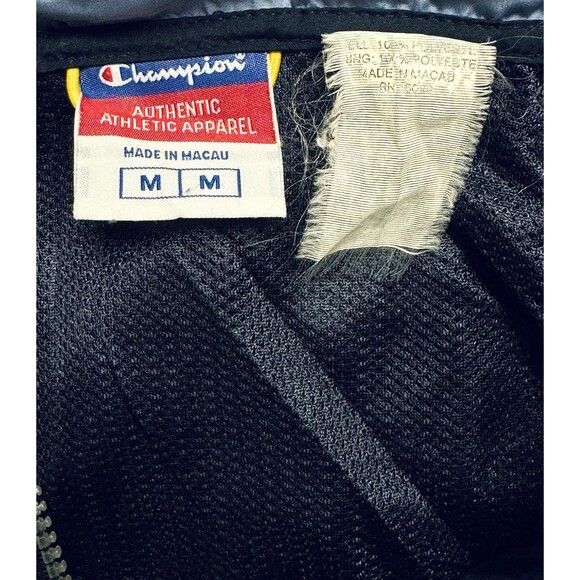 Vintage Champion Full Track Suit Jacket / Pants w Roll Hood & Reflectors Macau M - Picture 9 of 10